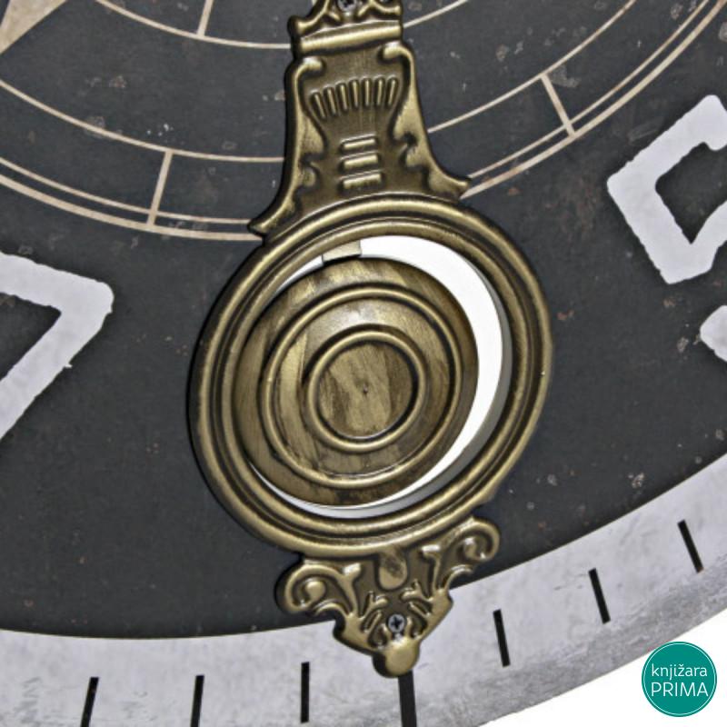 Zidni sat sa klatnom ITEM crni 