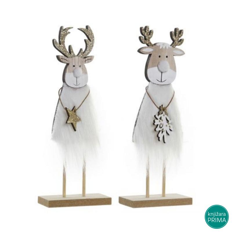 Drveni irvas ITEM novogodišnja dekoracija 