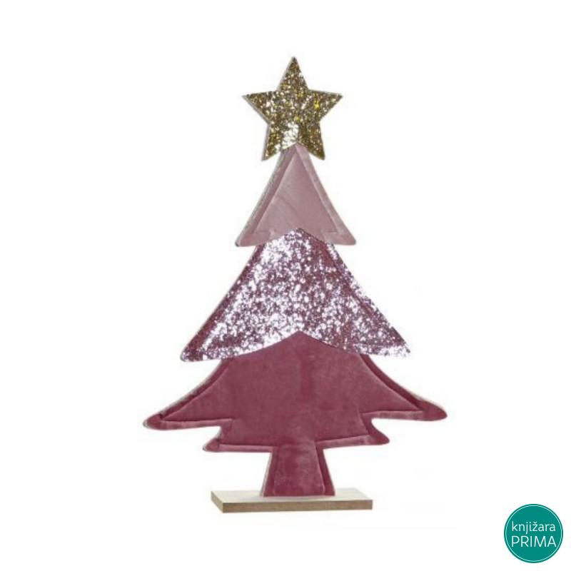 Roze jelka ITEM novogodišnja dekoracija 