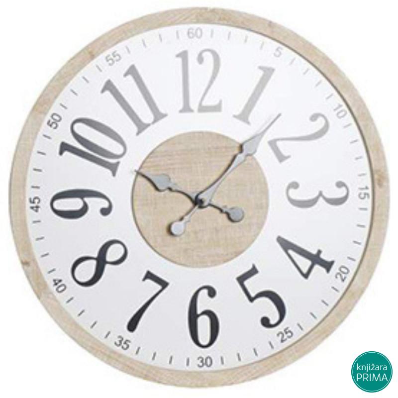 Zidni sat ITEM beli 