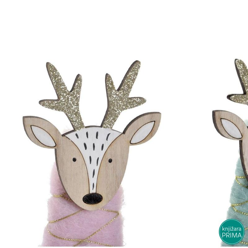 Drveni irvas ITEM novogodišnja dekoracija 