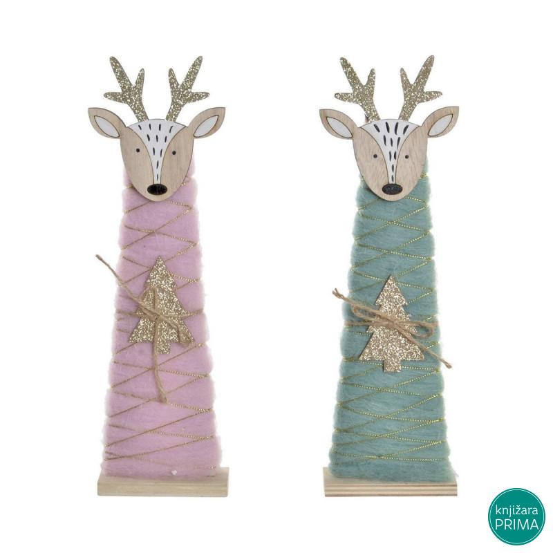 Drveni irvas ITEM novogodišnja dekoracija 