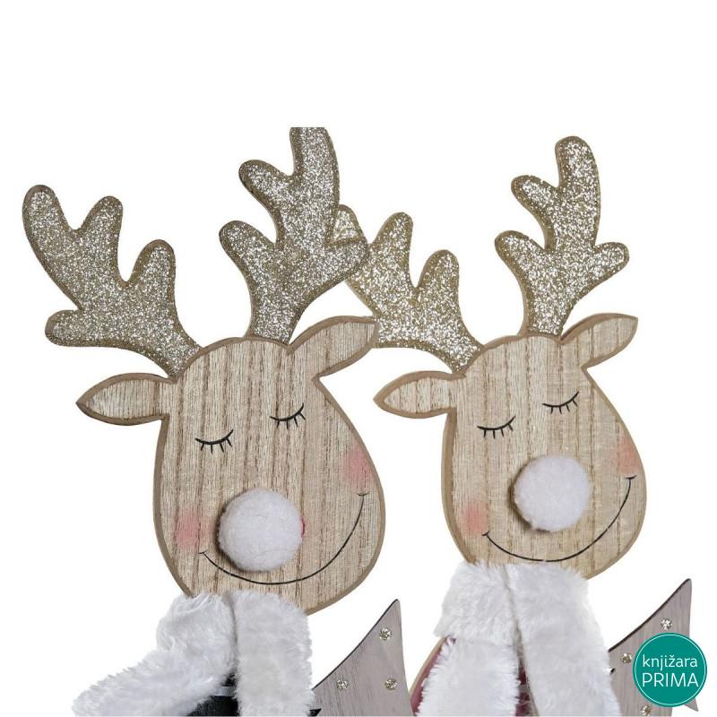 Drveni irvas ITEM novogodišnja dekoracija 