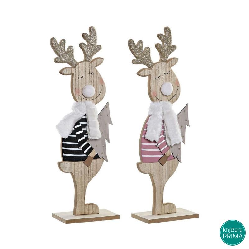 Drveni irvas ITEM novogodišnja dekoracija 