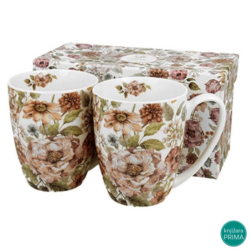 Set šolja pastel flowers 