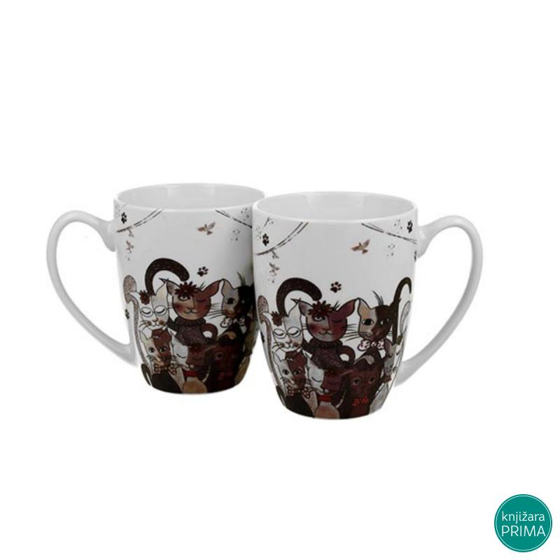 Set šolja DUO Cats Family 