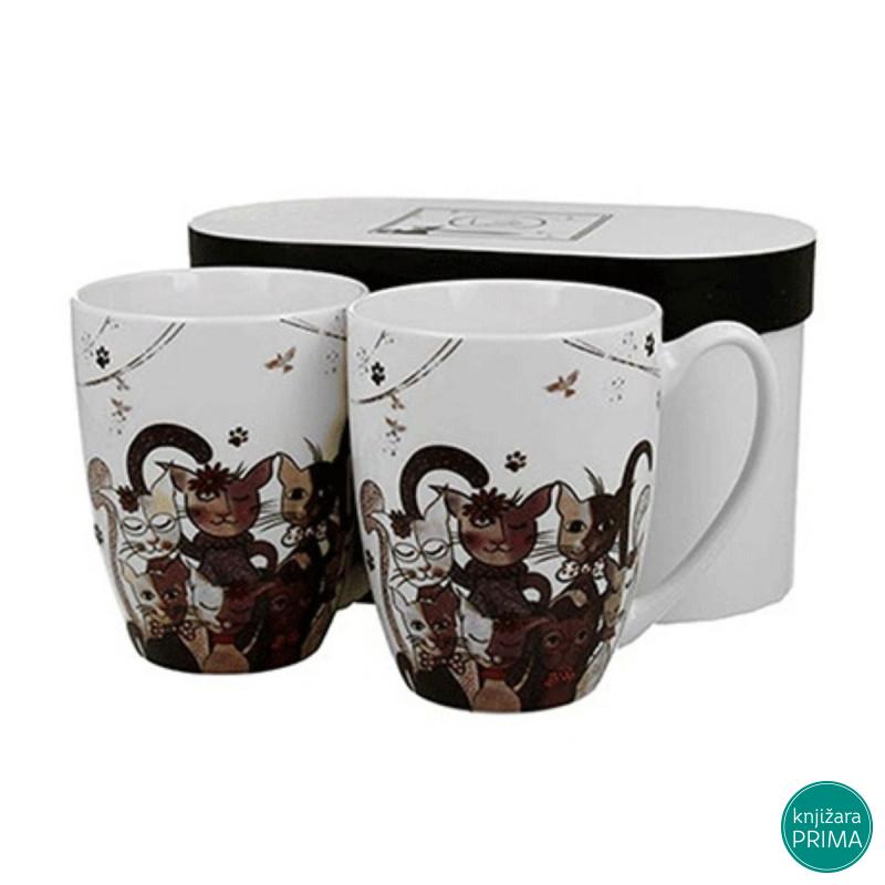 Set šolja DUO Cats Family 