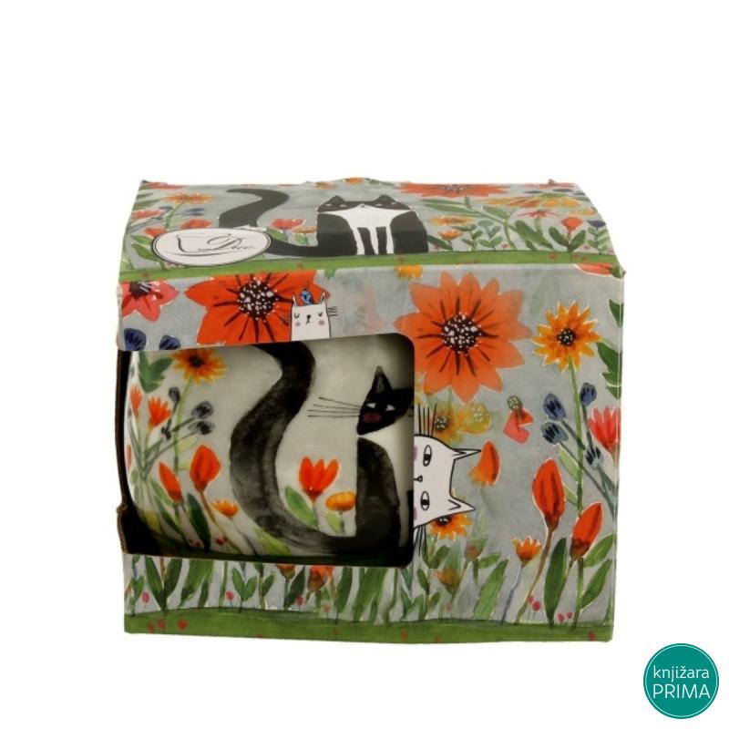 Velika šolja DUO Cats World Meadow 