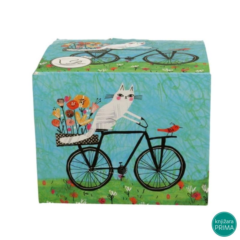 Velika šolja DUO Cats World Bicycle 