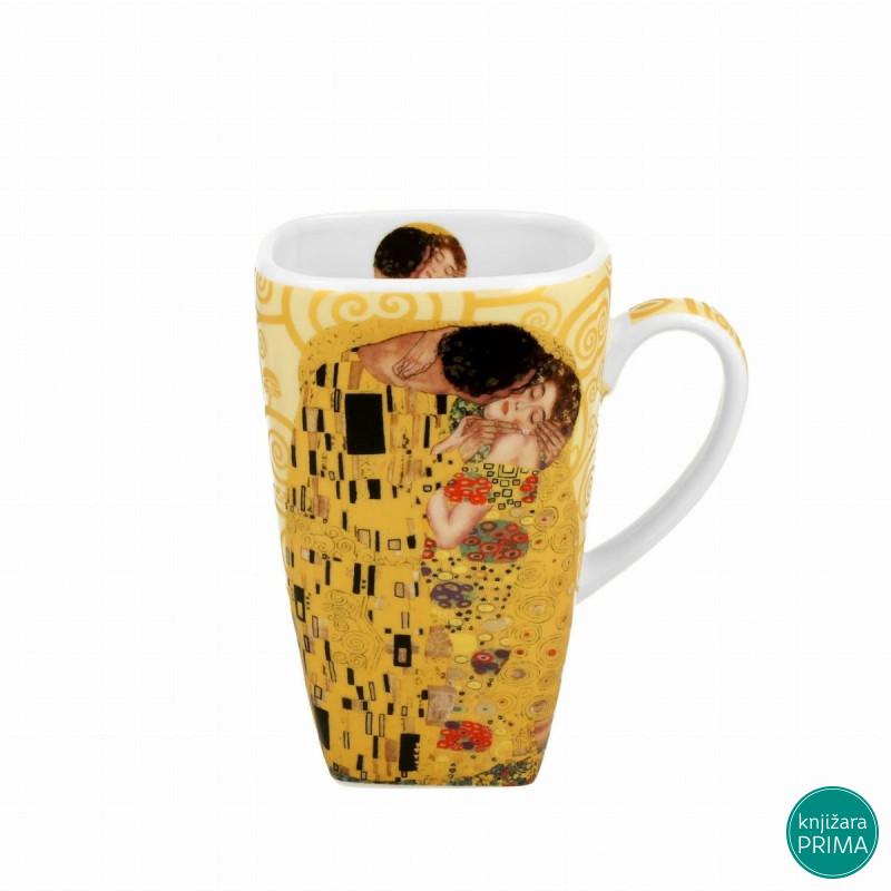 Četvrtasta šolja DUO Klimt Kiss 