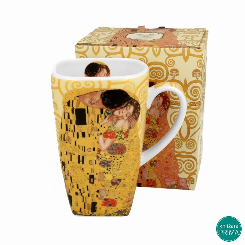 Četvrtasta šolja DUO Klimt Kiss 