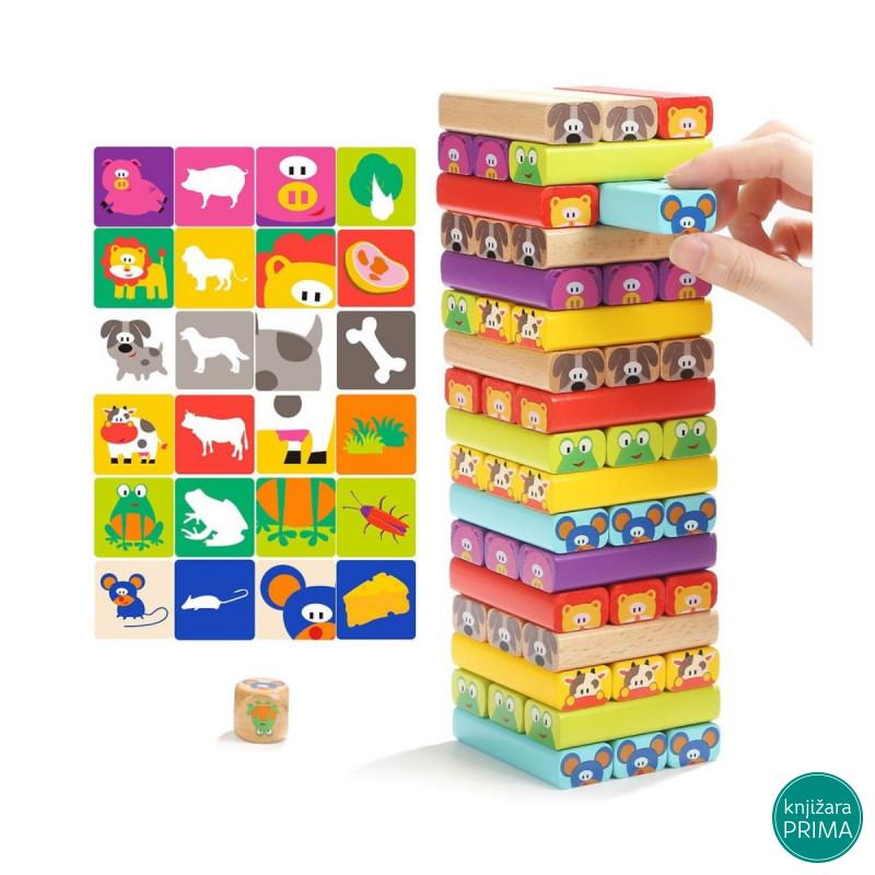 Jenga TOP BRIGHT društvena igra 