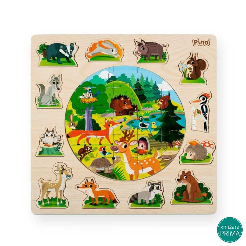 Umetaljka/slagalica PINO farma 