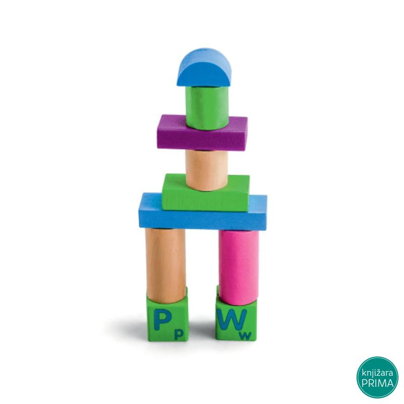 Drvene kocke PINO 100 kom 