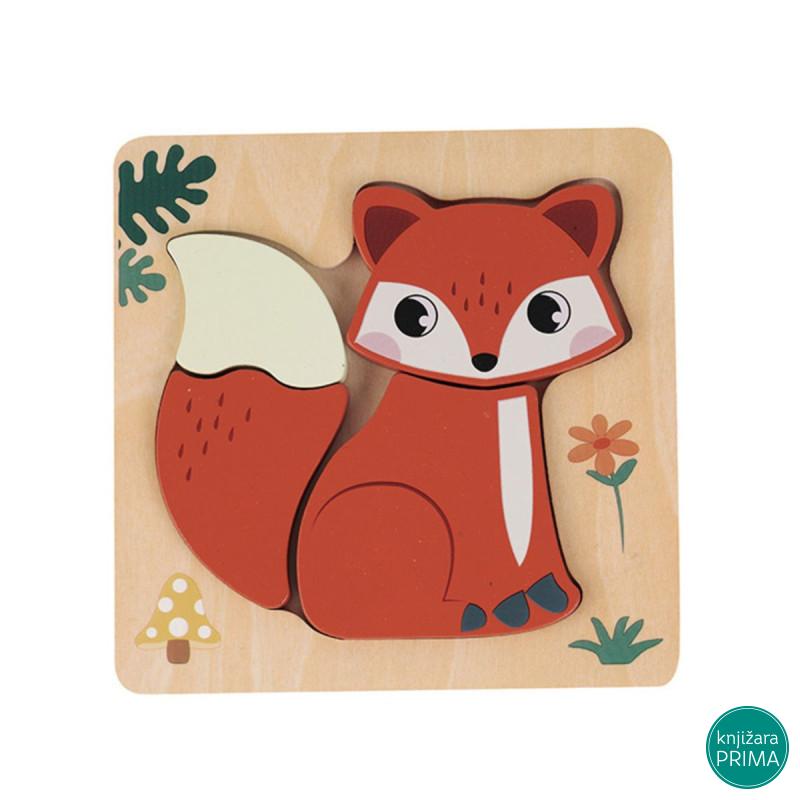 Slagalica PINO 3D mini lisica 