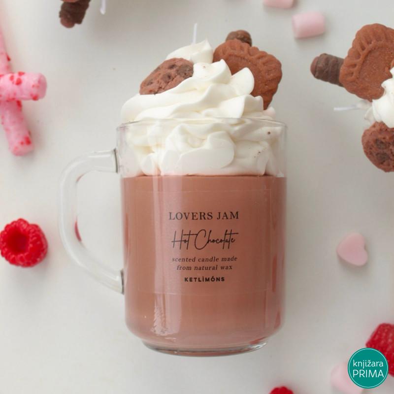Sveća u čaši KETLIMONS Topla čokolada 