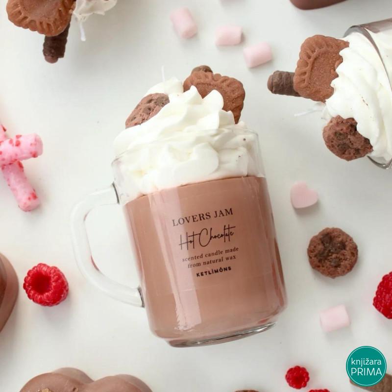 Sveća u čaši KETLIMONS Topla čokolada 