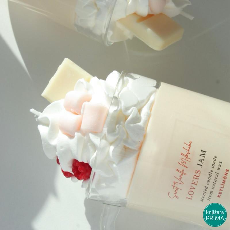 Sveća u čaši KETLIMONS Milkšejk vanila 