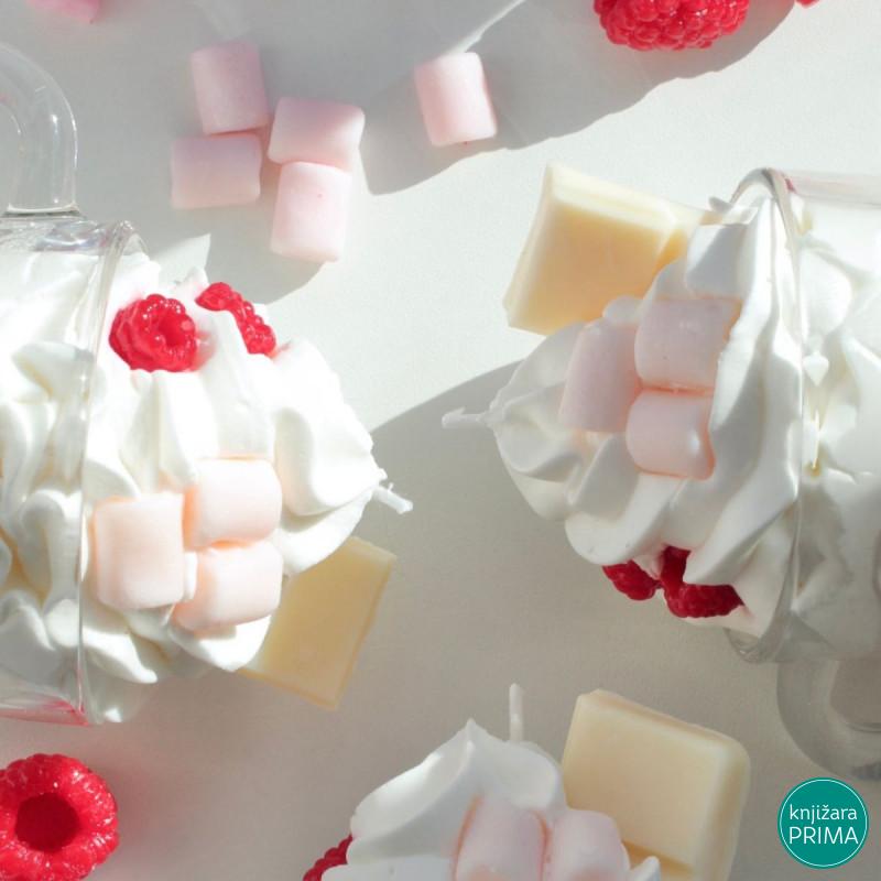 Sveća u čaši KETLIMONS Milkšejk vanila 