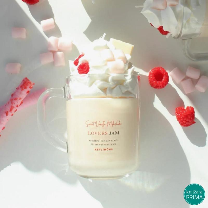 Sveća u čaši KETLIMONS Milkšejk vanila 