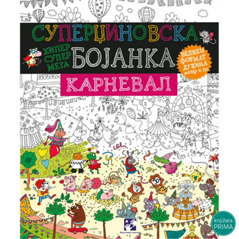 Superdžinovska bojanka karneval KREATIVNI CENTAR 