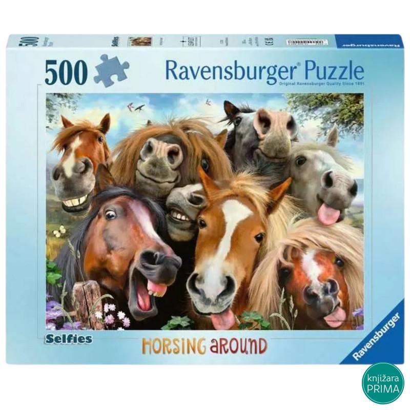 Puzzle RAVENSBURGER Konji 500 
