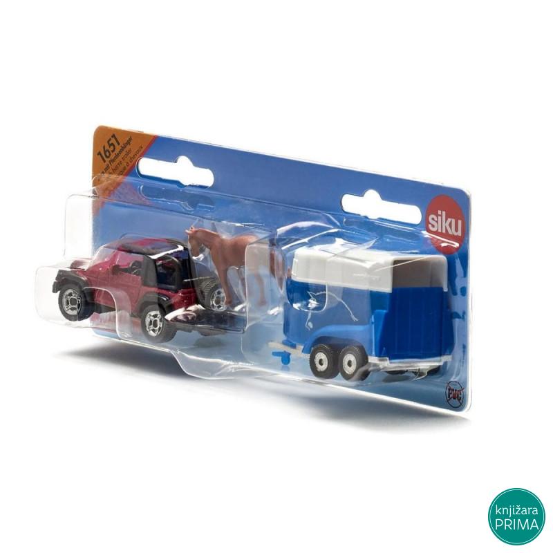 Džip sa prikolicom za konje SIKU 1651 