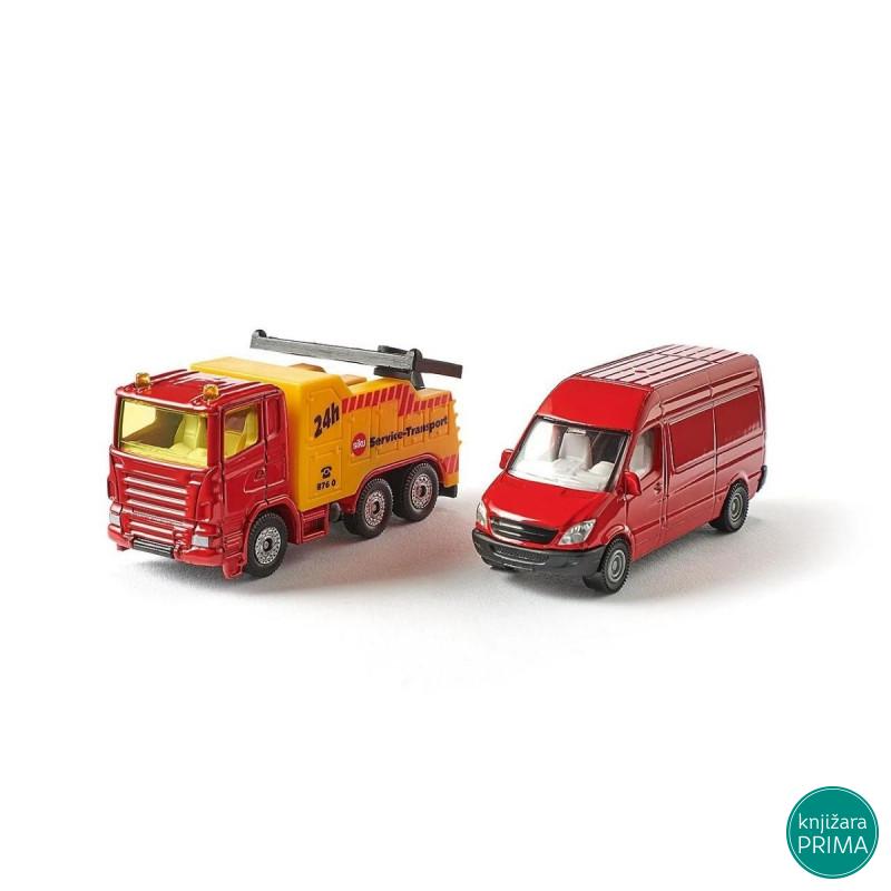 Vozilo za vuču sa kombijem SIKU 1667 