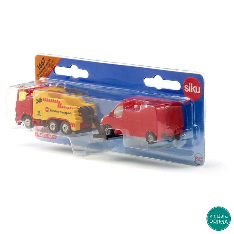 Vozilo za vuču sa kombijem SIKU 1667 