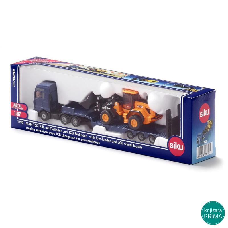 Man kamion sa JCB bagerom SIKU 