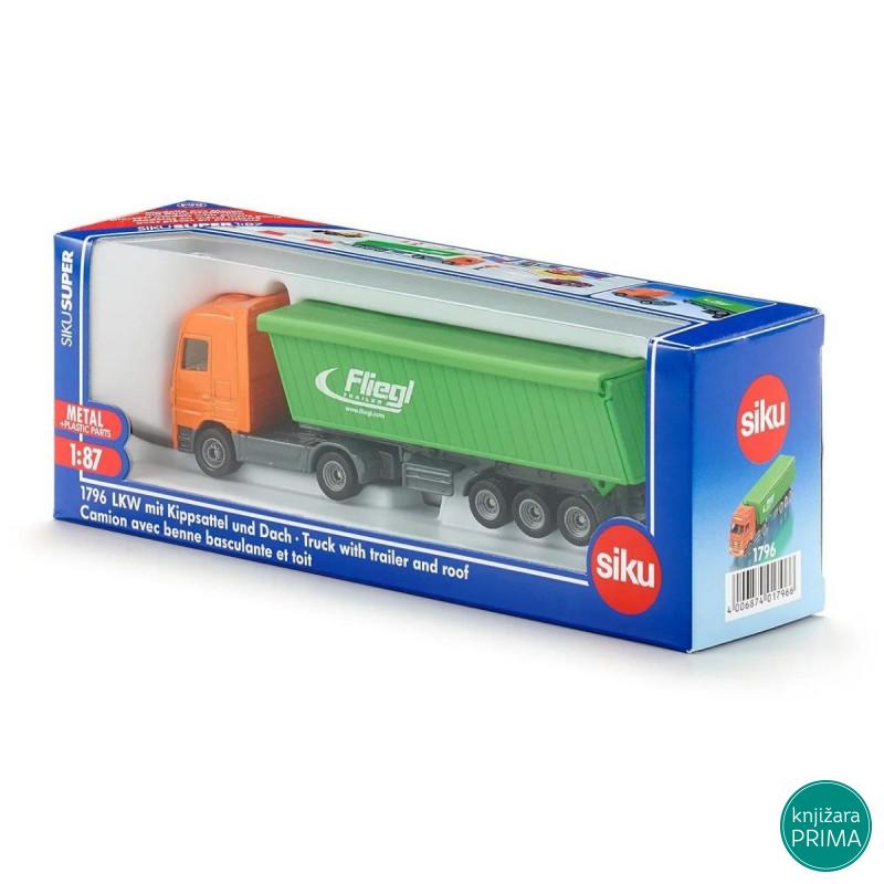 Kamion sa prikolicom i krovom SIKU 1796 
