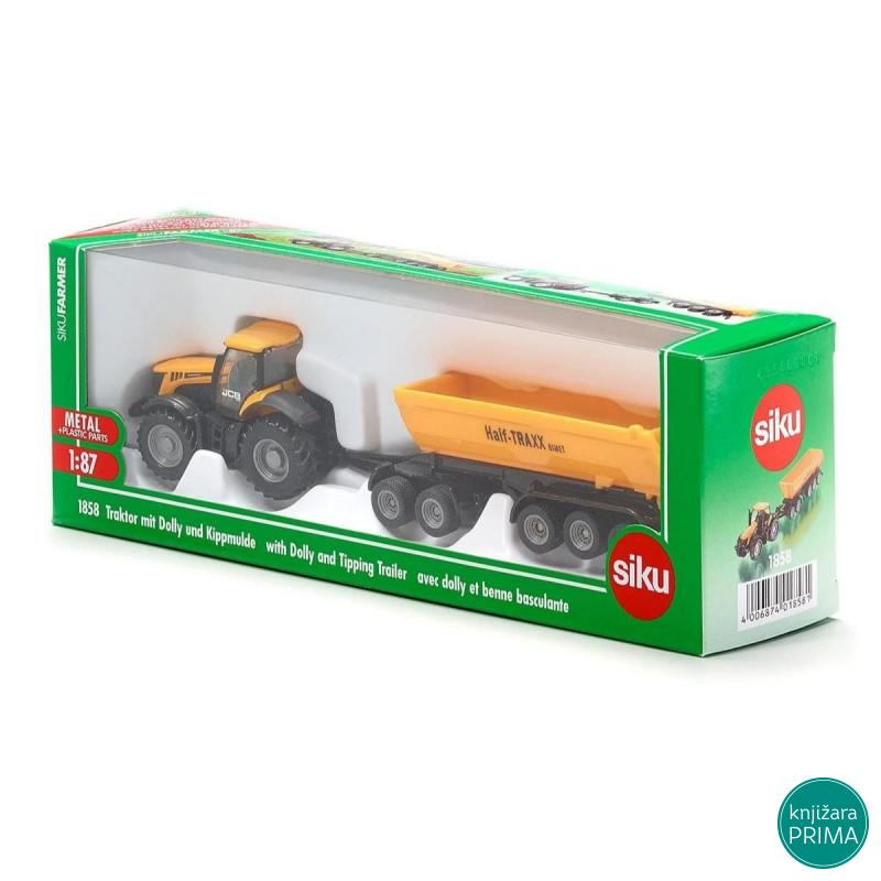 Traktor JBC sa prikolicom SIKU 1858 