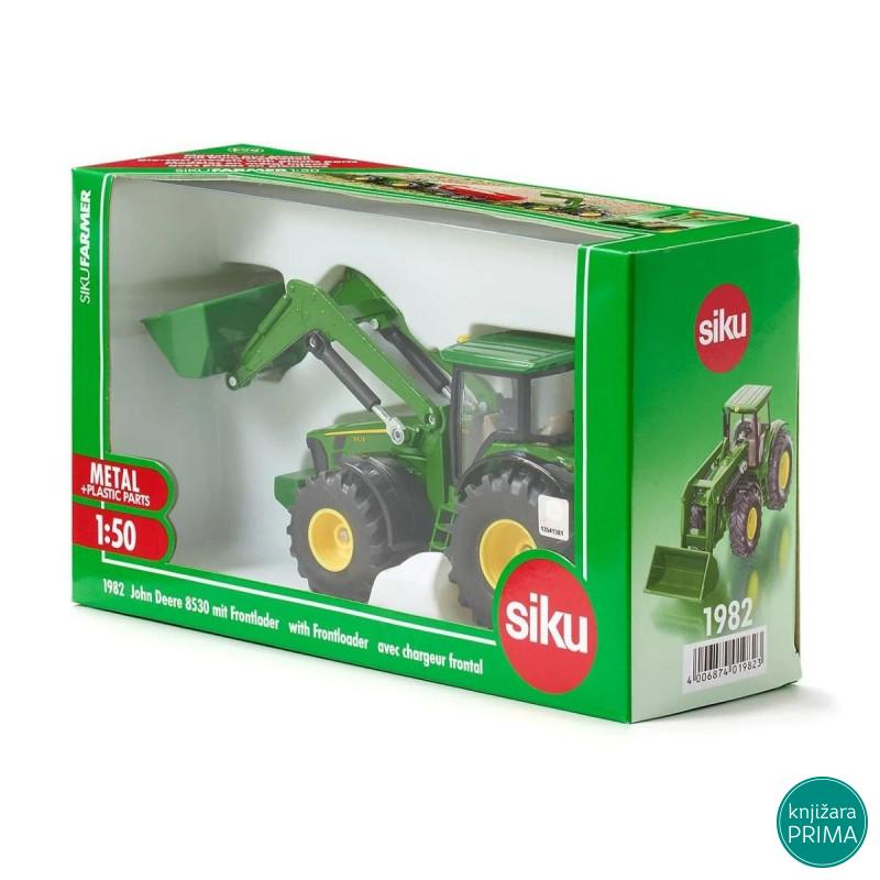 Traktor sa prednjim utovarivačem John Deere SIKU 1982 