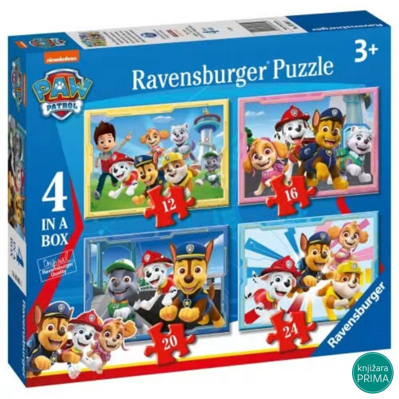 Puzzle RAVENSBURGER Patrolne šape 4 
