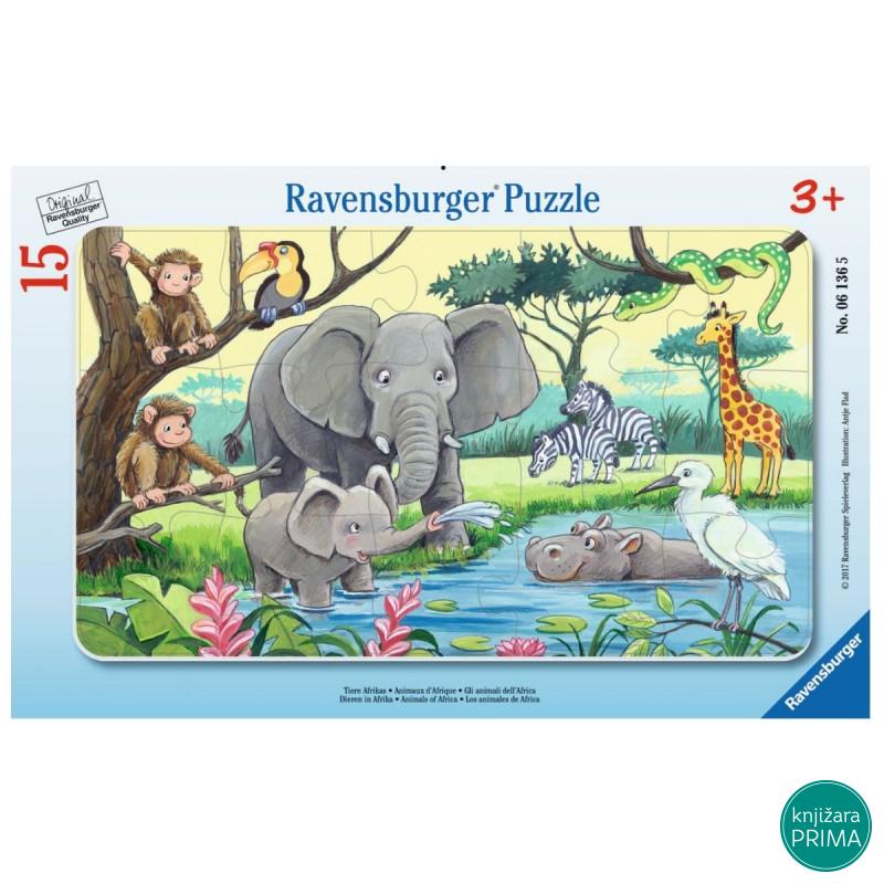 Puzzle RAVENSBURGER Bebe životinje u Africi 15 