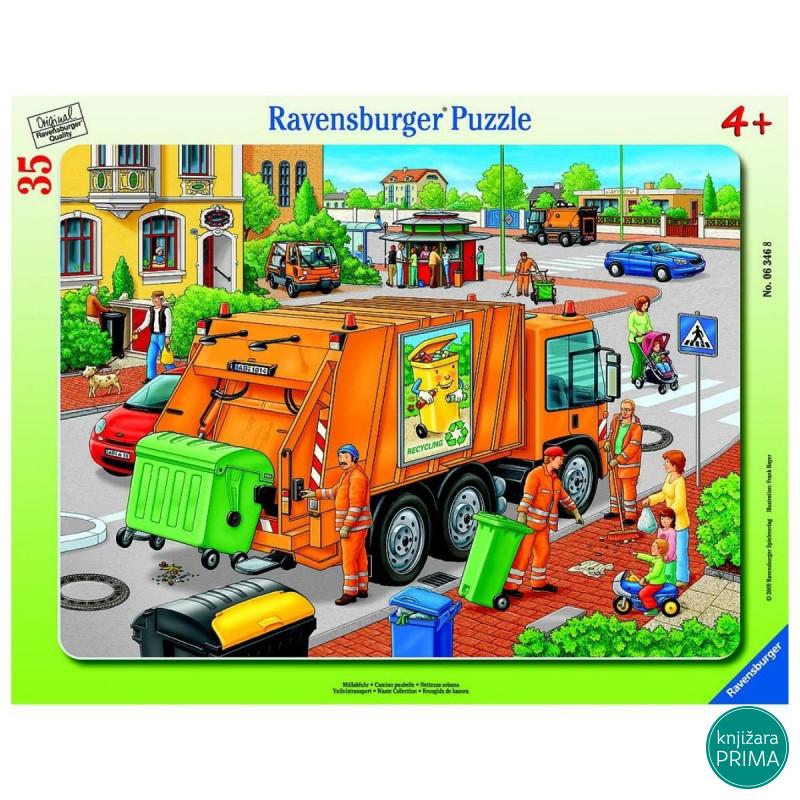 Puzzle RAVENSBURGER Đubretari u gradu 35 