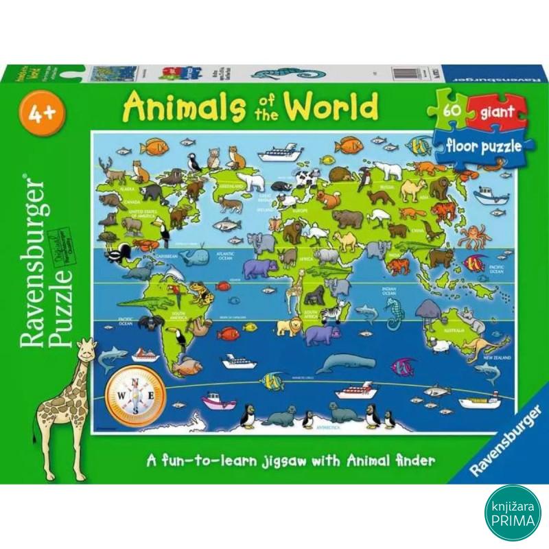 Puzzle RAVENSBURGER Životinje sveta 60 