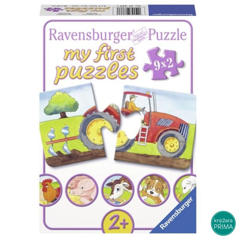 Puzzle RAVENSBURGER Moje prve puzle 9u1  na farmi 