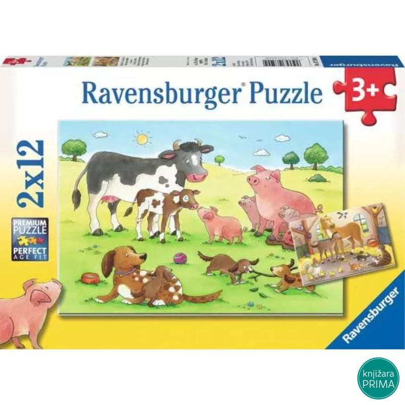 Puzzle RAVENSBURGER Srećne porodice 2x12 