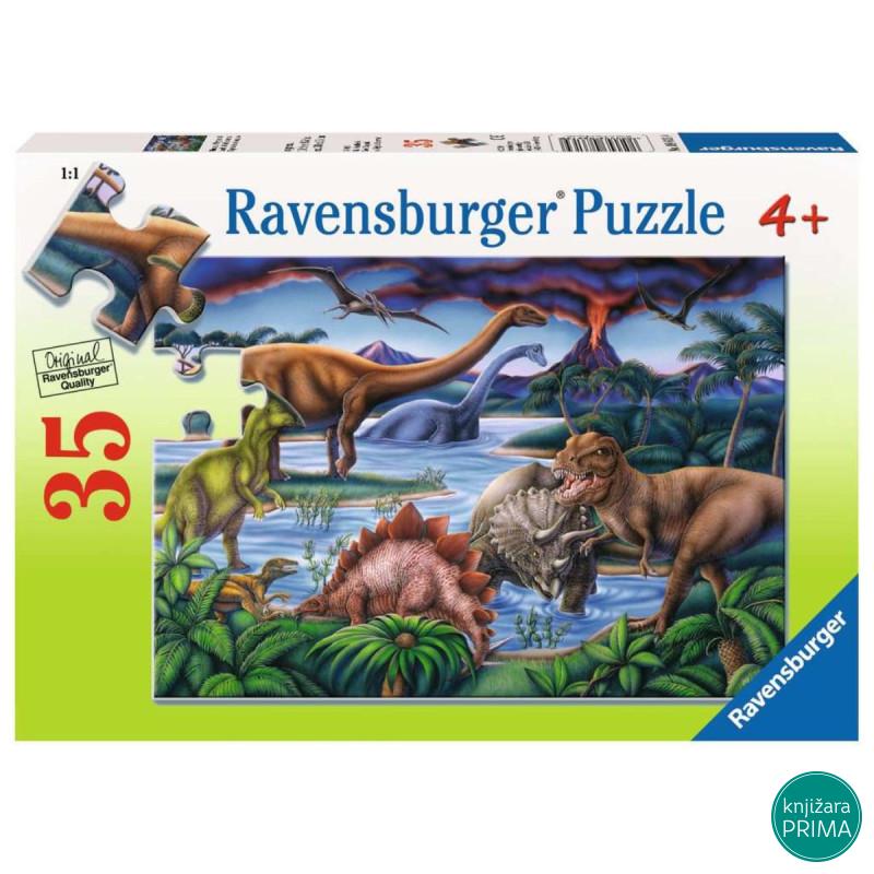 Puzzle RAVENSBURGER Igralište za dinosauruse 35 