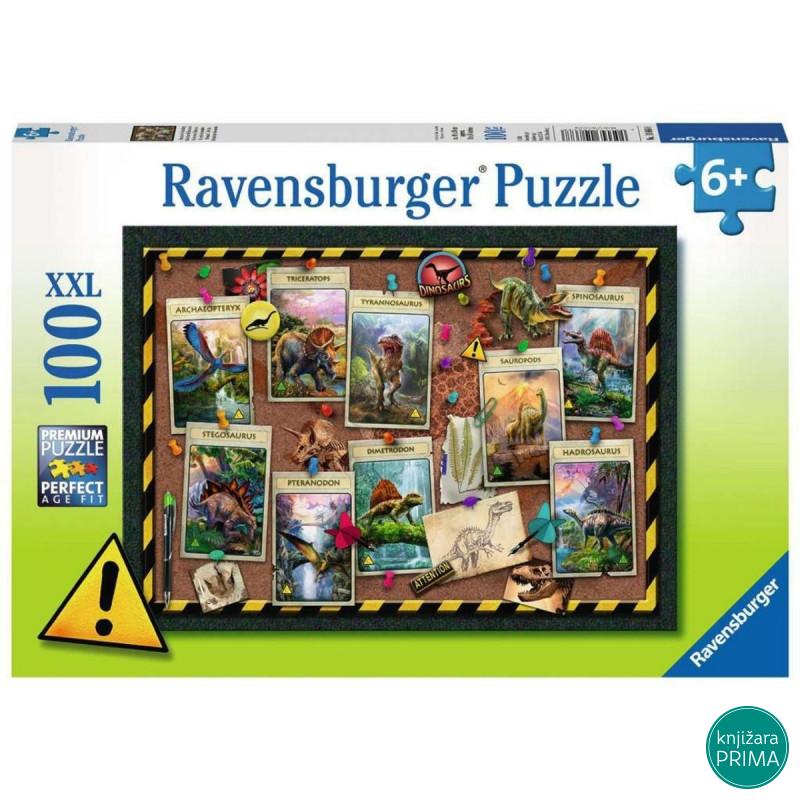 Puzzle RAVENSBURGER Dinosaurusi 100 XXL 