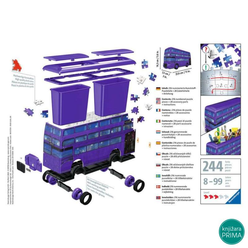 Puzzle 3D RAVENSBURGER Harry Potter London bus 