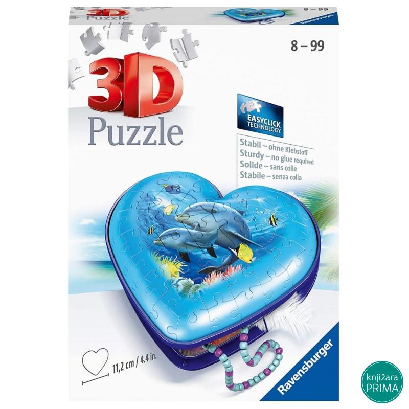 Puzzle 3D RAVENSBURGER Kutija u obliku srca 