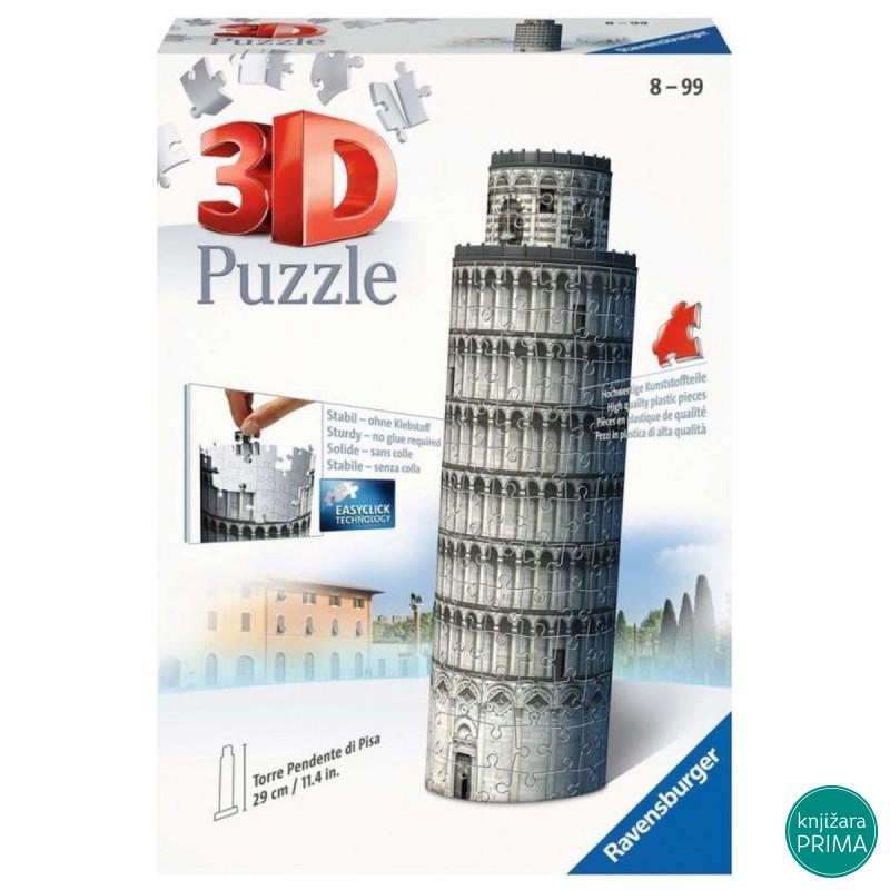 Puzzle 3D RAVENSBURGER Toranj u Pizi 