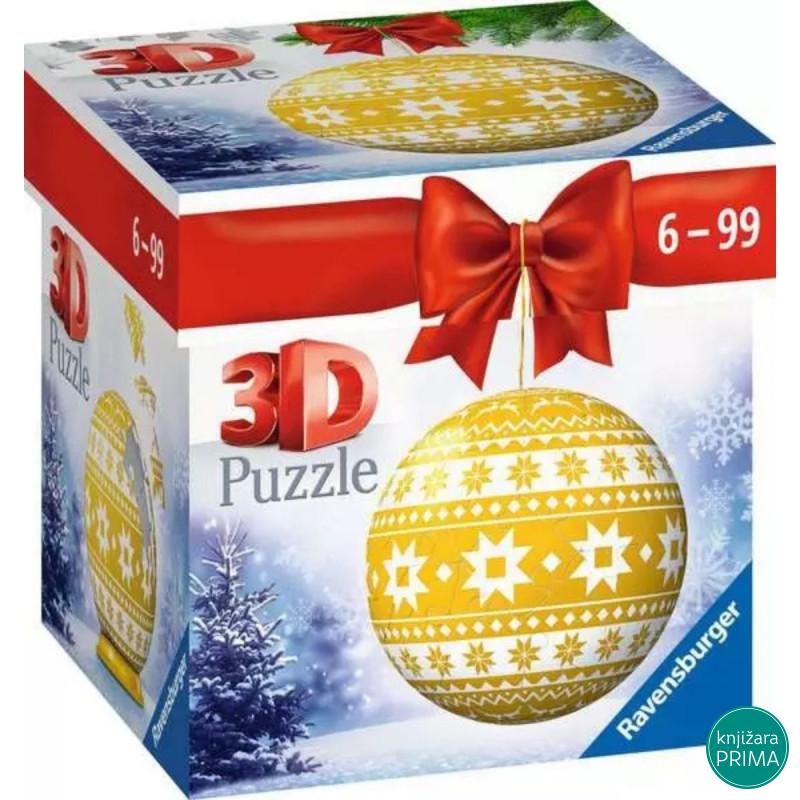 Puzzle 3D RAVENSBURGER Novogodišnja kugla 56 