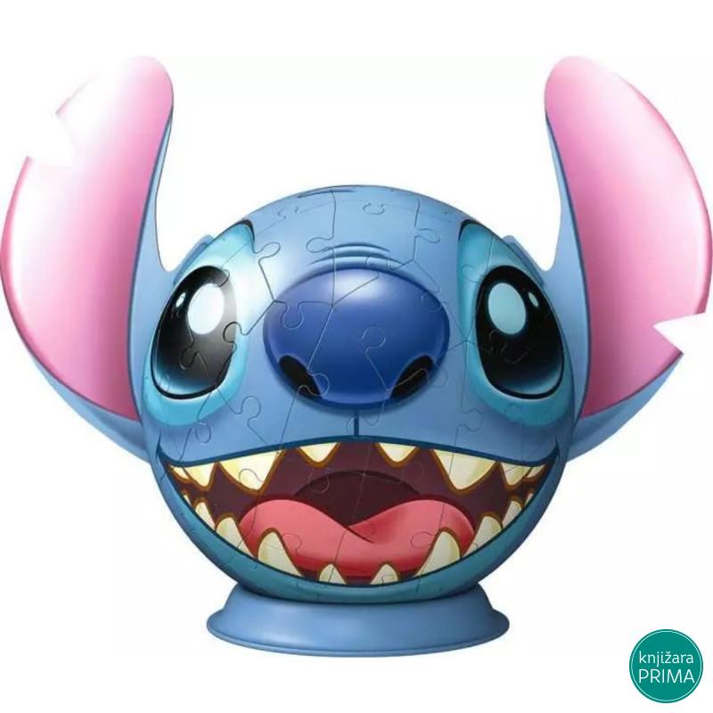 Puzzle 3D RAVENSBURGER Stitch sa ušima 72 