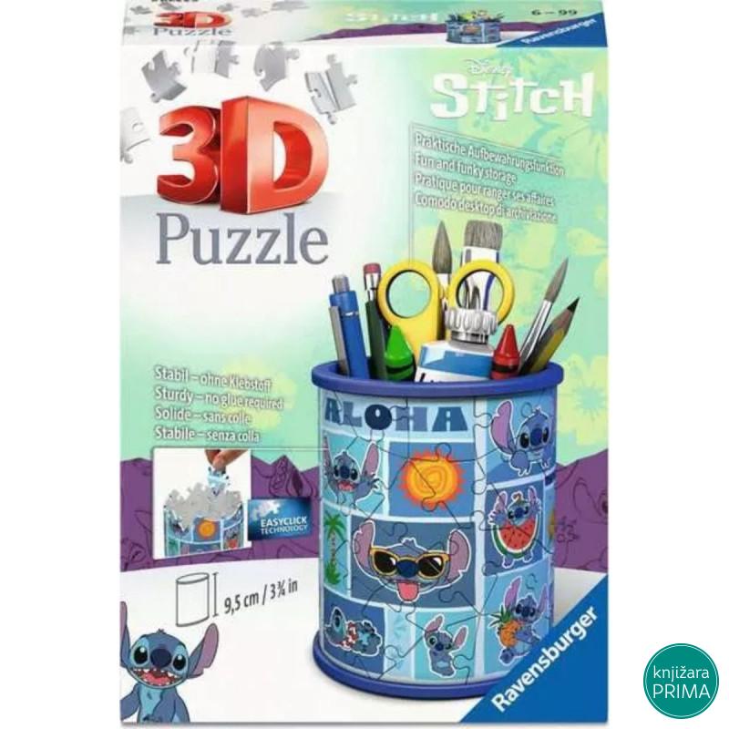Puzzle 3D RAVENSBURGER Kutija za olovke Stitch 54 