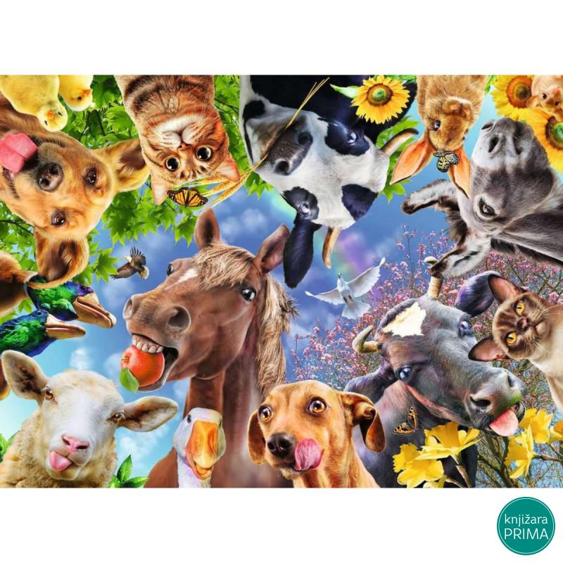 Puzzle RAVENSBURGER Smešan životnjski selfi 
