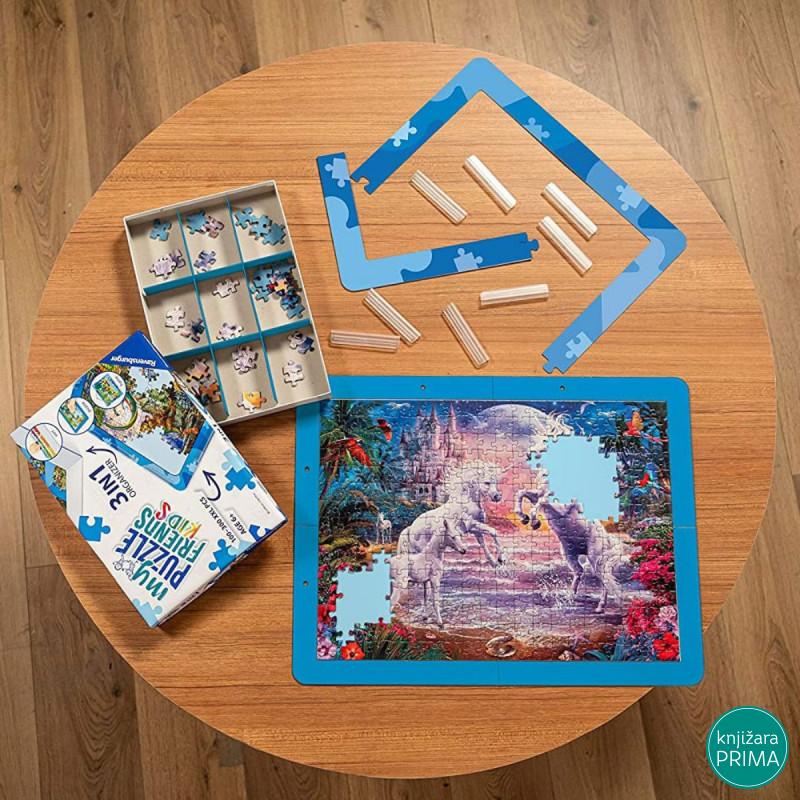 Puzzle organizator RAVENSBURGER 3u1 plavi 