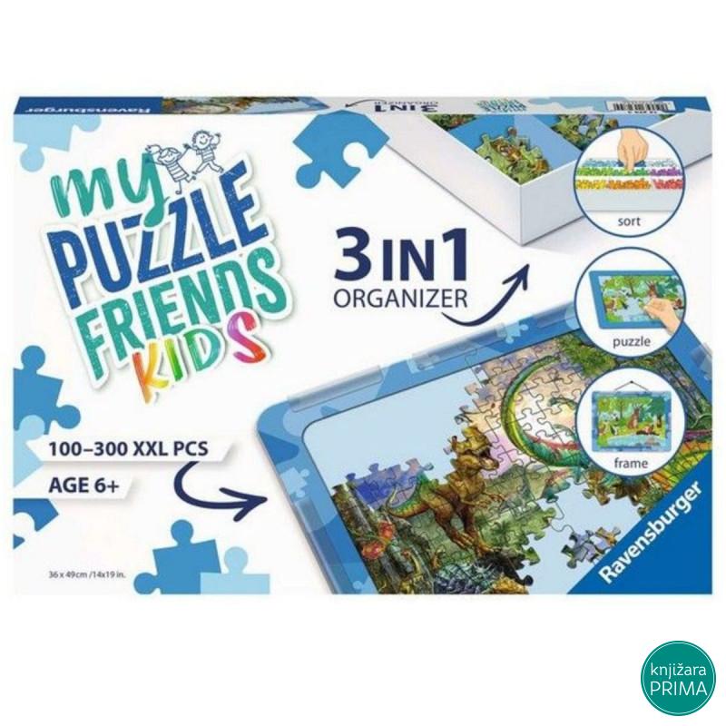 Puzzle organizator RAVENSBURGER 3u1 plavi 
